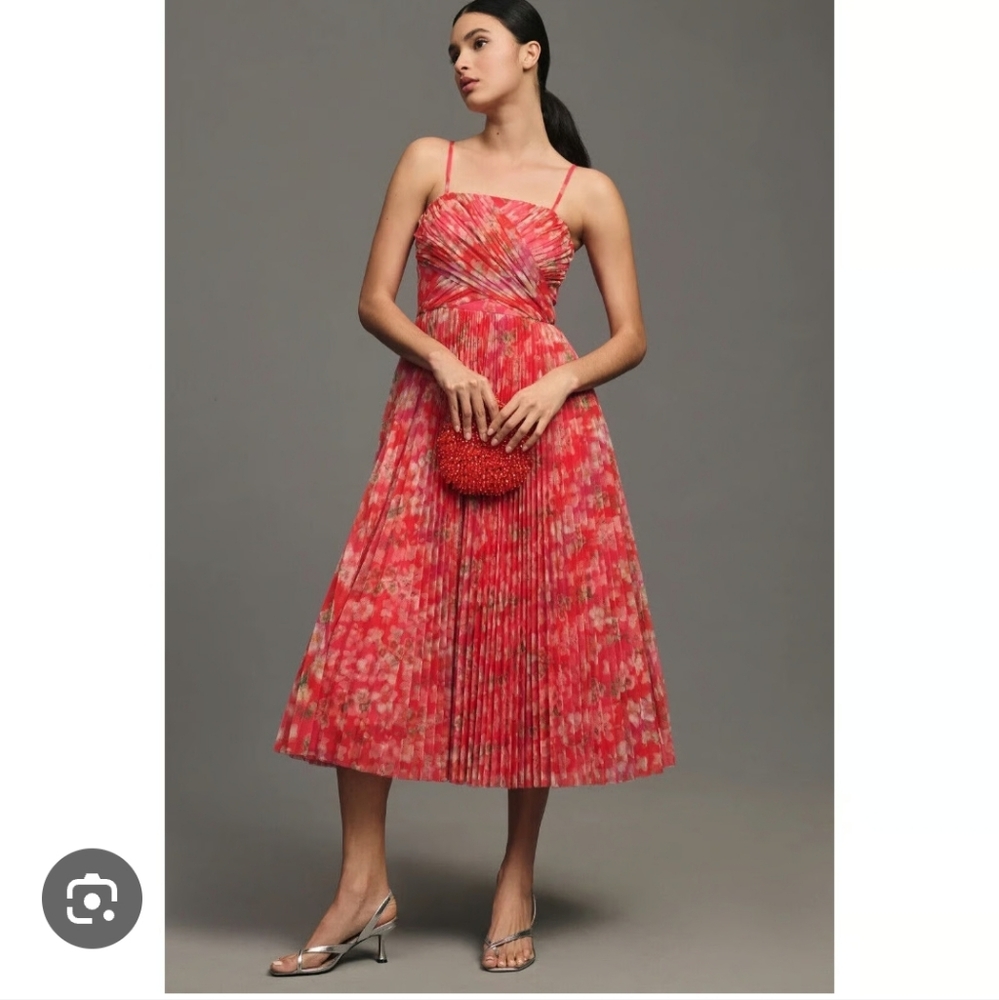 Hutch Anthropology. Vibrant Floral‎ Maxi Dress